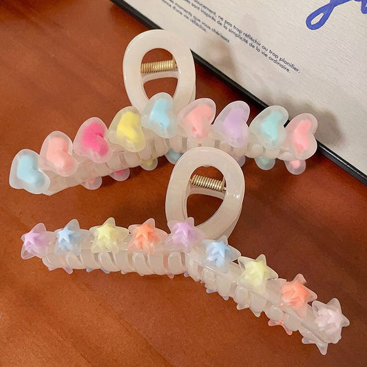 Love & Star Hair Clip