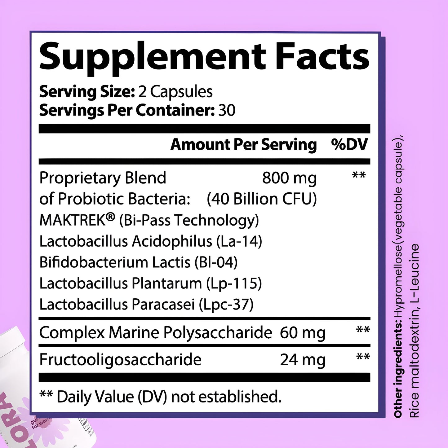 FLORABALANCE+ PROBIOTIC 40 BILLION - Denives